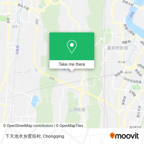 下天池水乡度假村 map