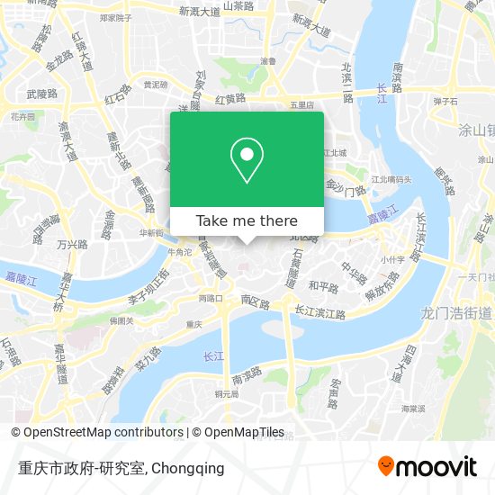 重庆市政府-研究室 map