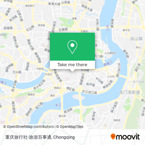 重庆旅行社-旅游百事通 map
