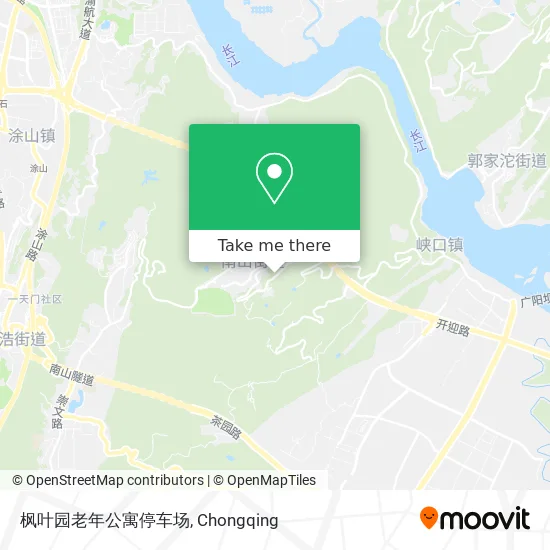 枫叶园老年公寓停车场 map