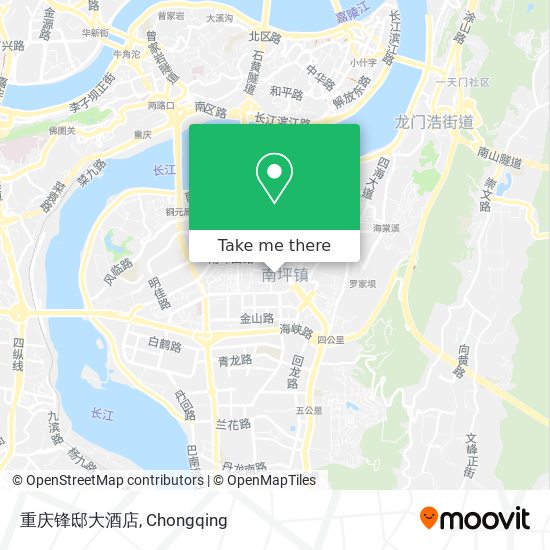 重庆锋邸大酒店 map