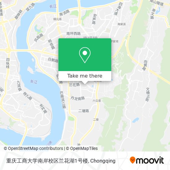 重庆工商大学南岸校区兰花湖1号楼 map