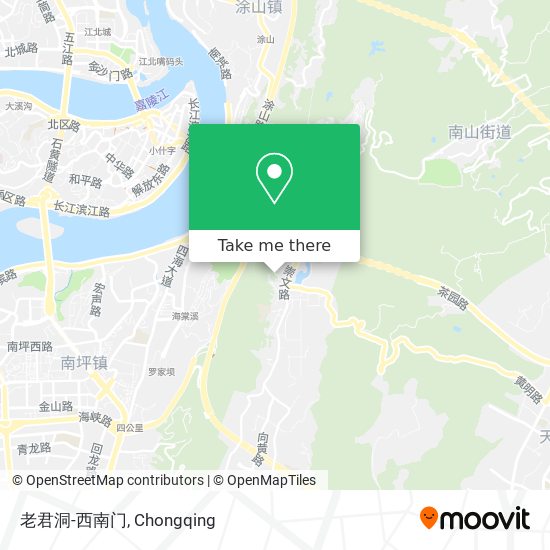 老君洞-西南门 map