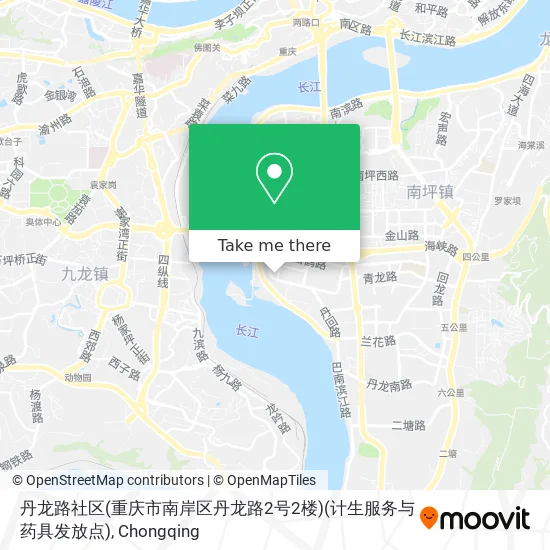 丹龙路社区(重庆市南岸区丹龙路2号2楼)(计生服务与药具发放点) map