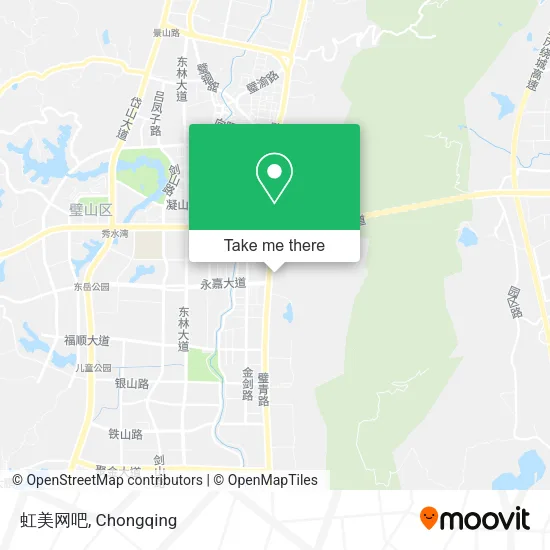 虹美网吧 map