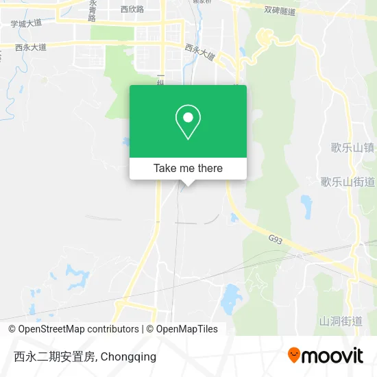 西永二期安置房 map