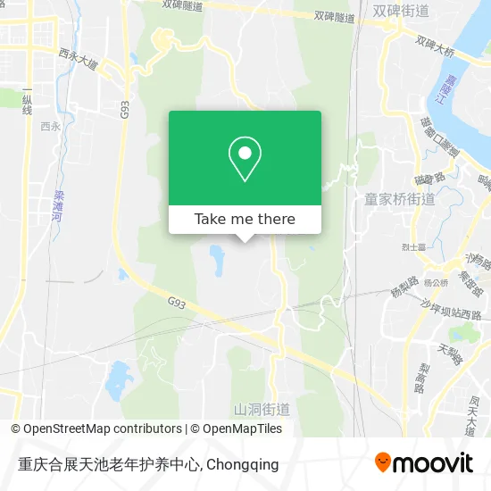 重庆合展天池老年护养中心 map