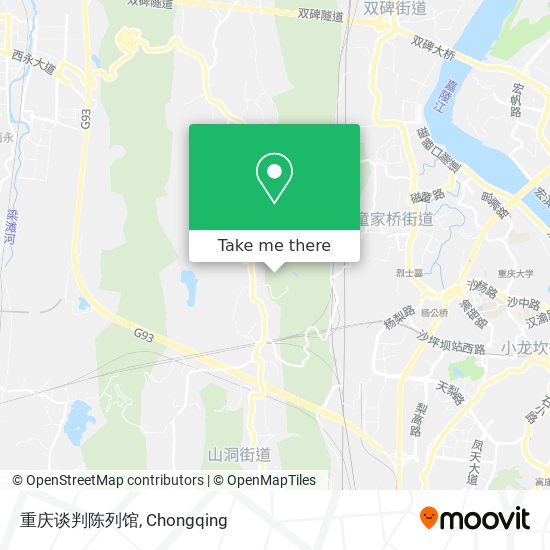 重庆谈判陈列馆 map