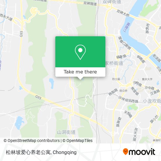 松林坡爱心养老公寓 map