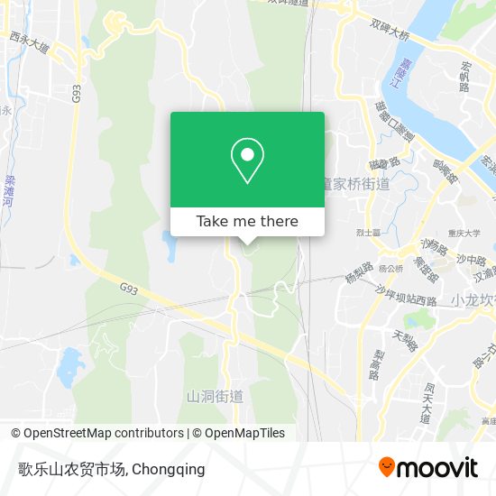 歌乐山农贸市场 map