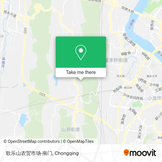 歌乐山农贸市场-南门 map