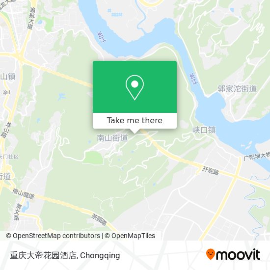 重庆大帝花园酒店 map