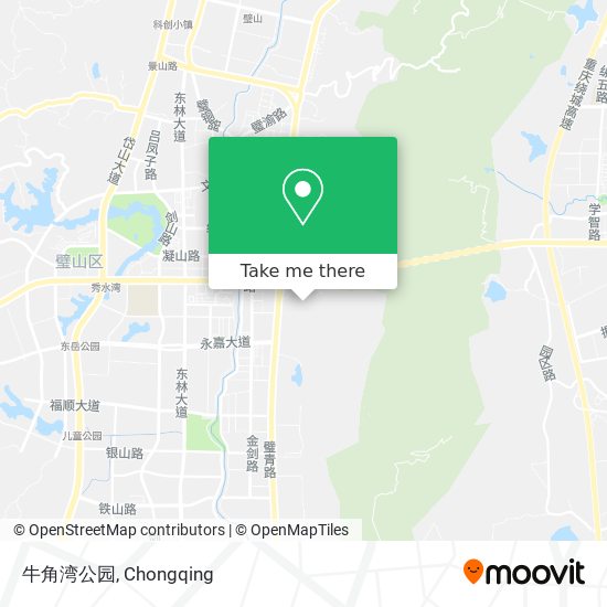 牛角湾公园 map