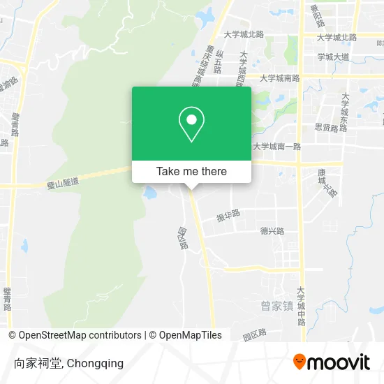 向家祠堂 map