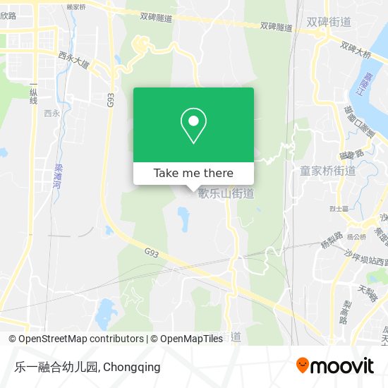 乐一融合幼儿园 map