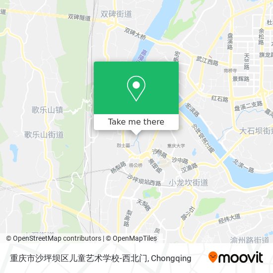 重庆市沙坪坝区儿童艺术学校-西北门 map
