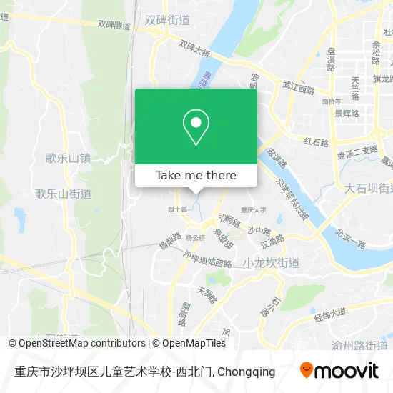 重庆市沙坪坝区儿童艺术学校-西北门 map
