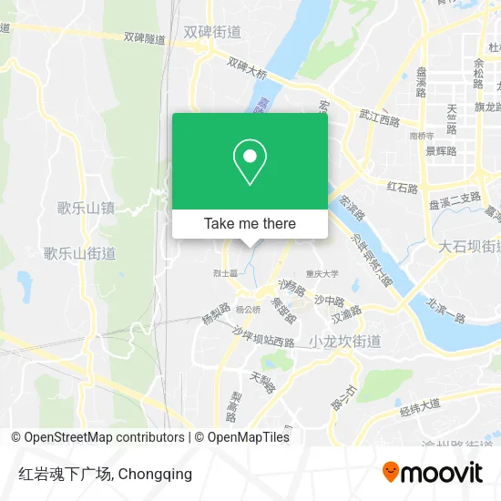 红岩魂下广场 map