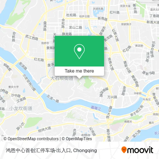 鸿恩中心首创汇停车场-出入口 map