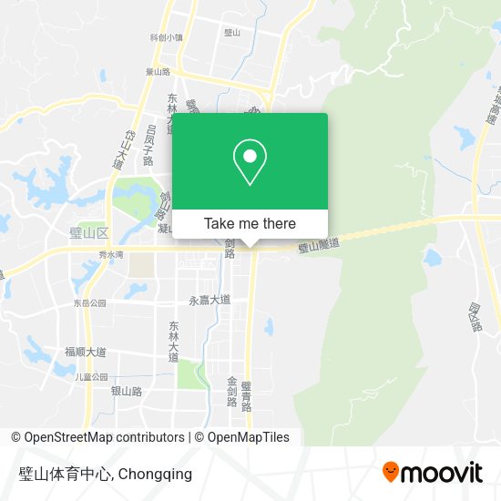 璧山体育中心 map