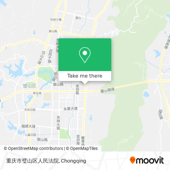 重庆市璧山区人民法院 map