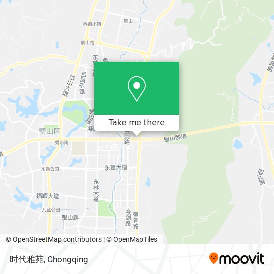 时代雅苑 map