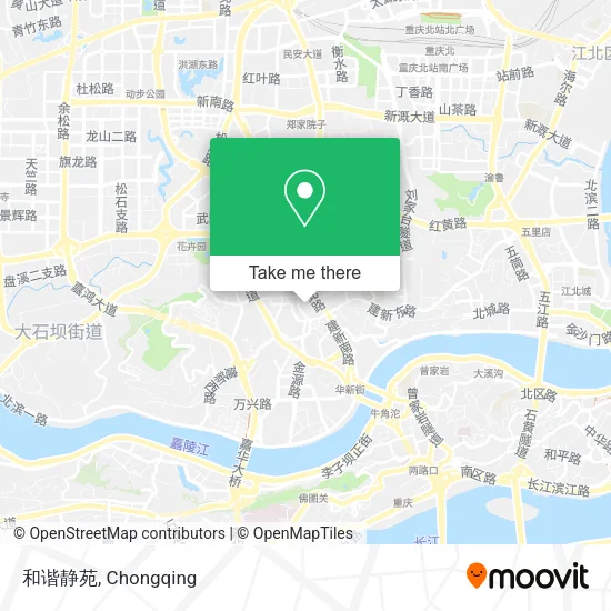 和谐静苑 map