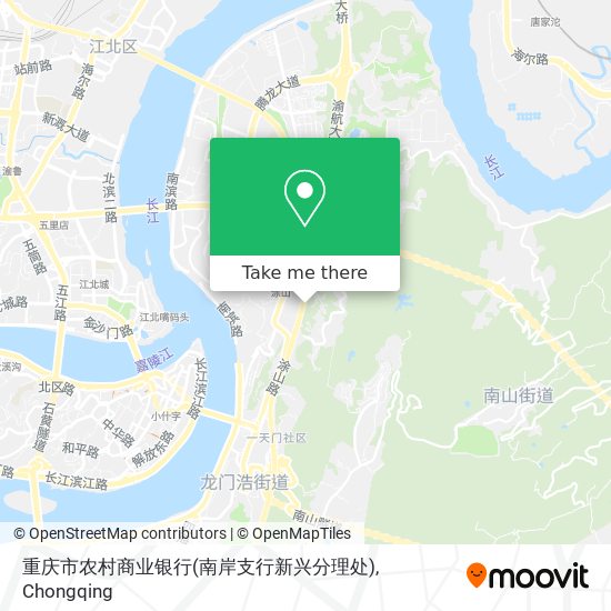重庆市农村商业银行(南岸支行新兴分理处) map