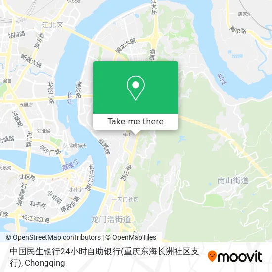 中国民生银行24小时自助银行(重庆东海长洲社区支行) map