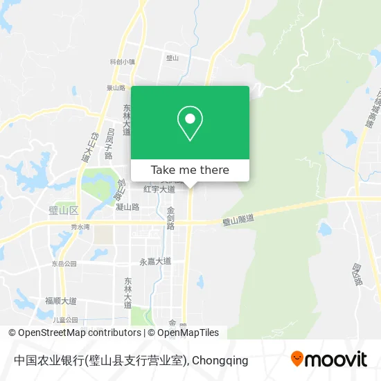 中国农业银行(璧山县支行营业室) map