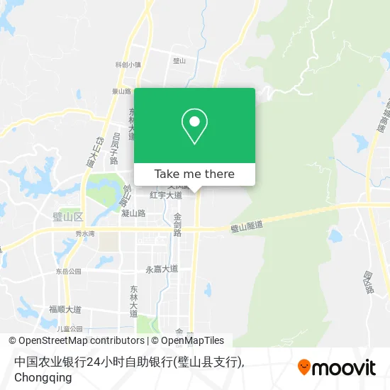 中国农业银行24小时自助银行(璧山县支行) map