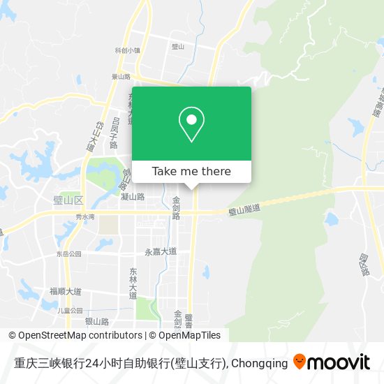 重庆三峡银行24小时自助银行(璧山支行) map