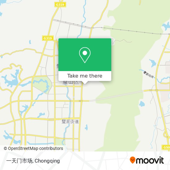 一天门市场 map