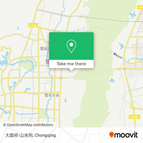 大圆祥·山水间 map