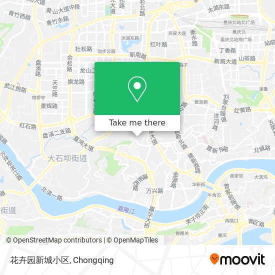 花卉园新城小区 map