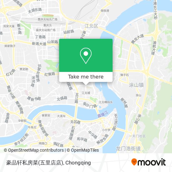 豪品轩私房菜(五里店店) map