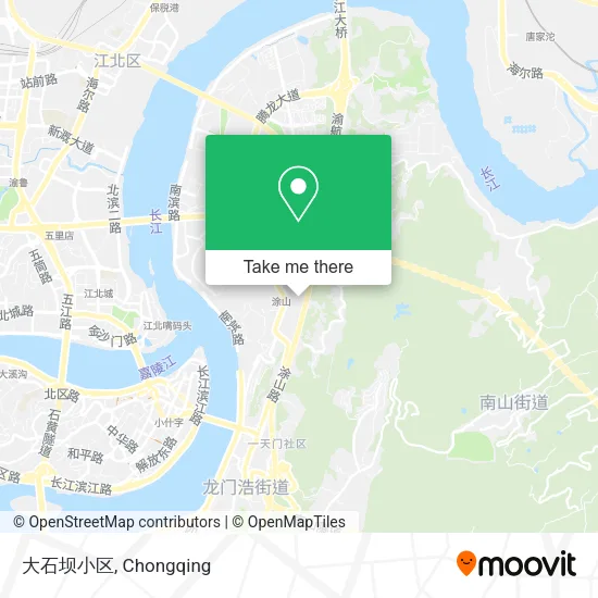 大石坝小区 map