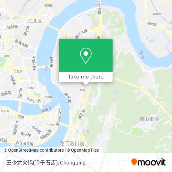 王少龙火锅(弹子石店) map