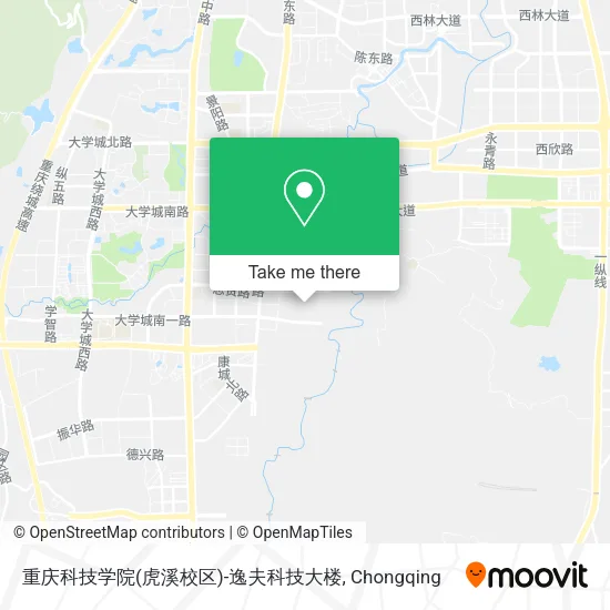 重庆科技学院(虎溪校区)-逸夫科技大楼 map