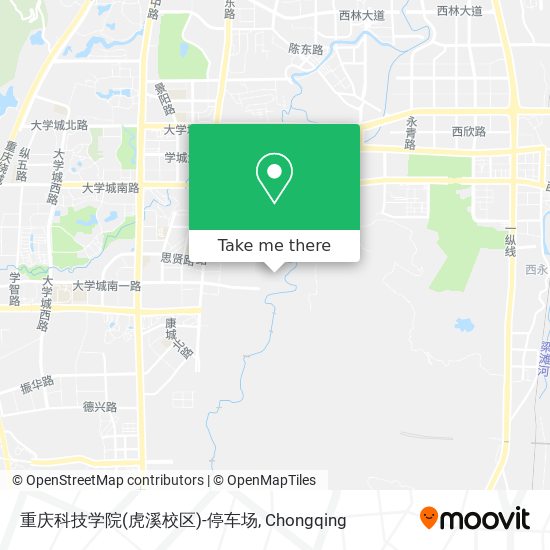重庆科技学院(虎溪校区)-停车场 map