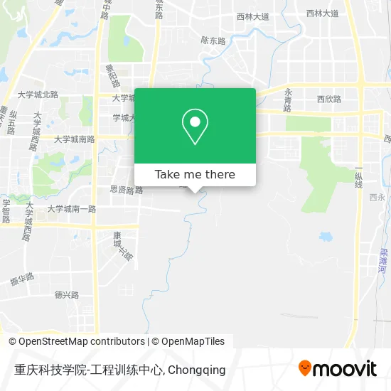 重庆科技学院-工程训练中心 map