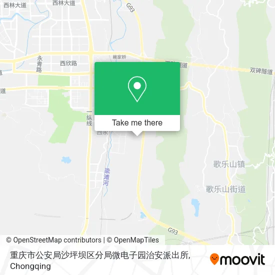 重庆市公安局沙坪坝区分局微电子园治安派出所 map
