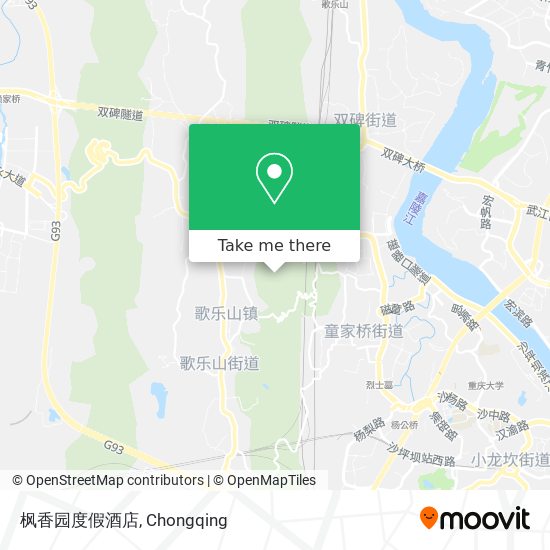 枫香园度假酒店 map