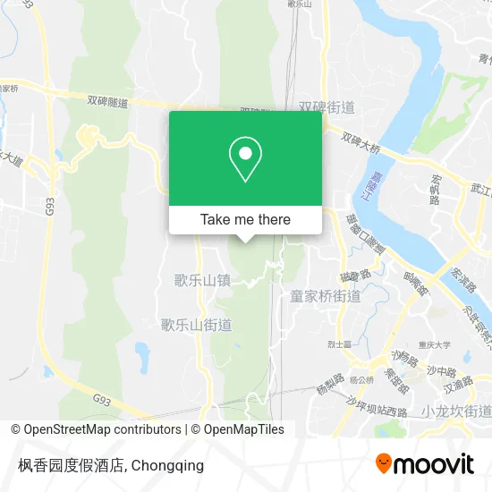 枫香园度假酒店 map