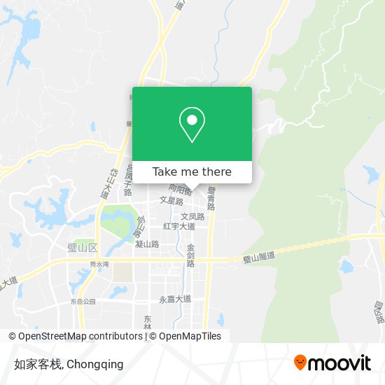 如家客栈 map