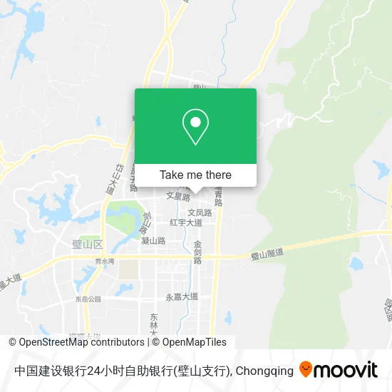 中国建设银行24小时自助银行(璧山支行) map