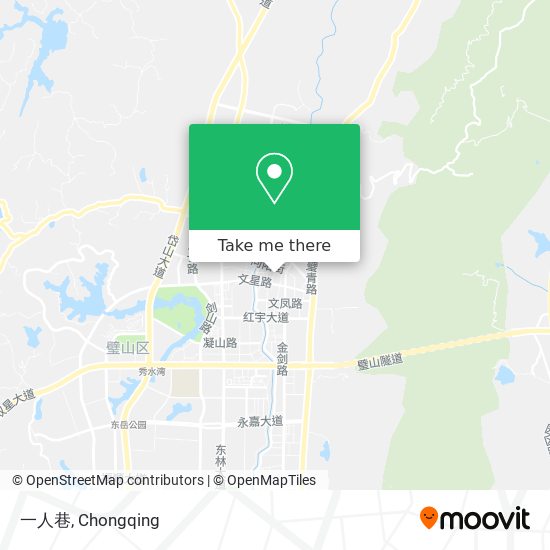一人巷 map