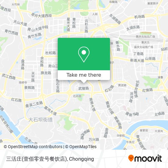 三活庄(壹佰零壹号餐饮店) map