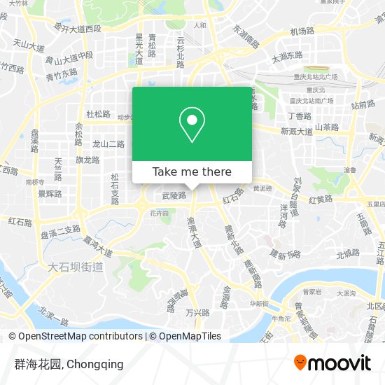 群海花园 map