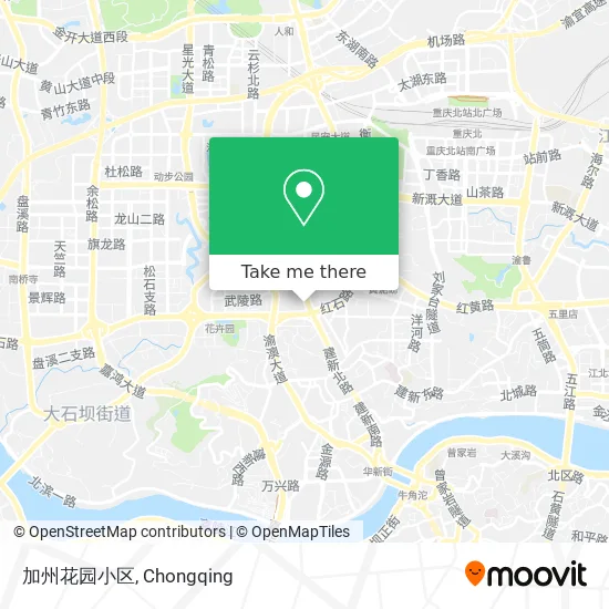 加州花园小区 map